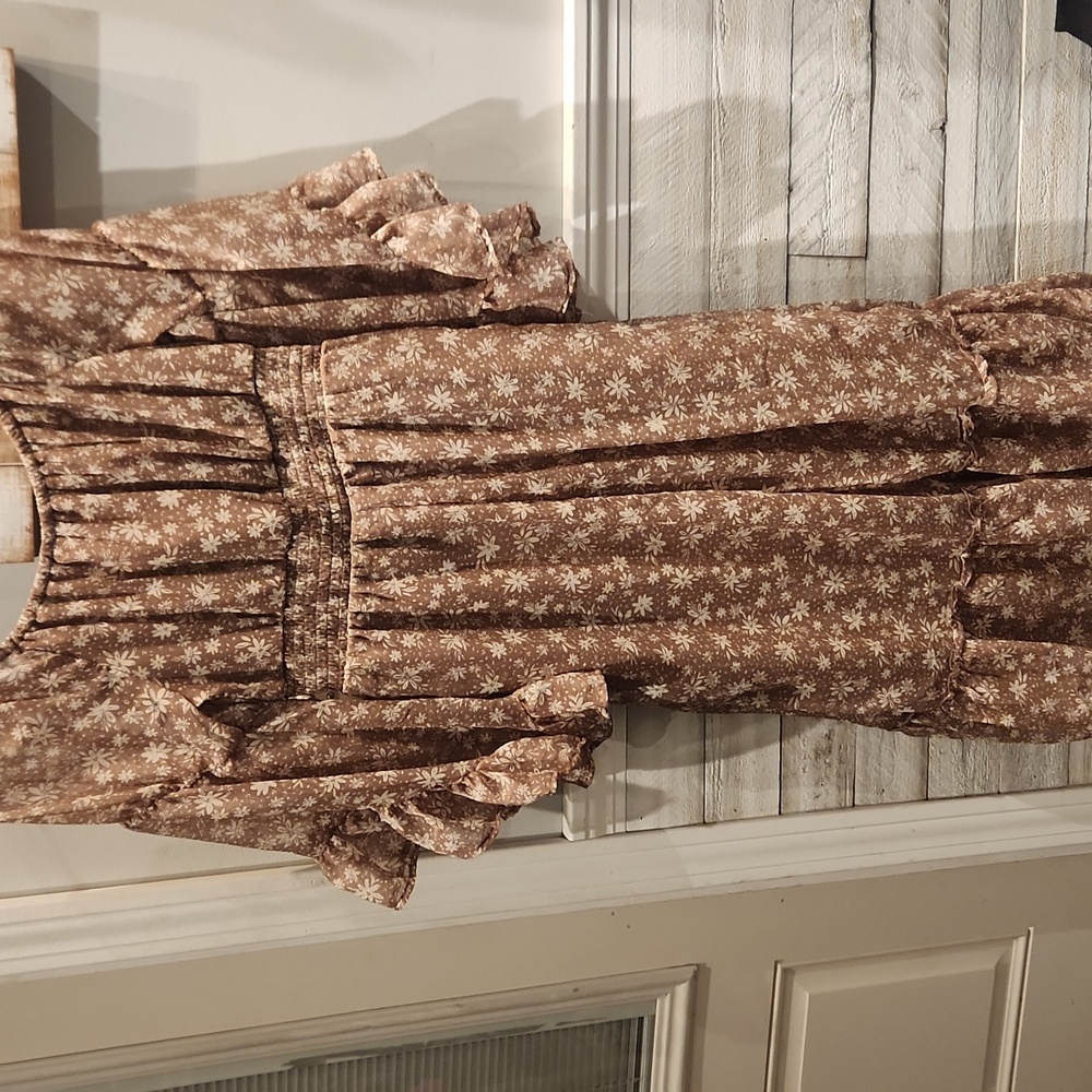 NWT Hint Of Blush Women's Sz S Flowy Maxi Dress - Picture 10 of 11